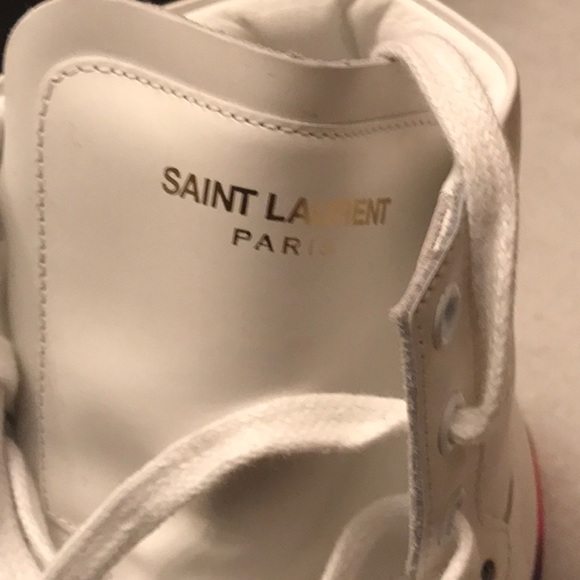 ❌SOLD❌Saint Laurent SL-10h high top sneakers size 10.5 - Picture 5 of 15